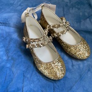JCrew girls sparkle star shoes Size 11